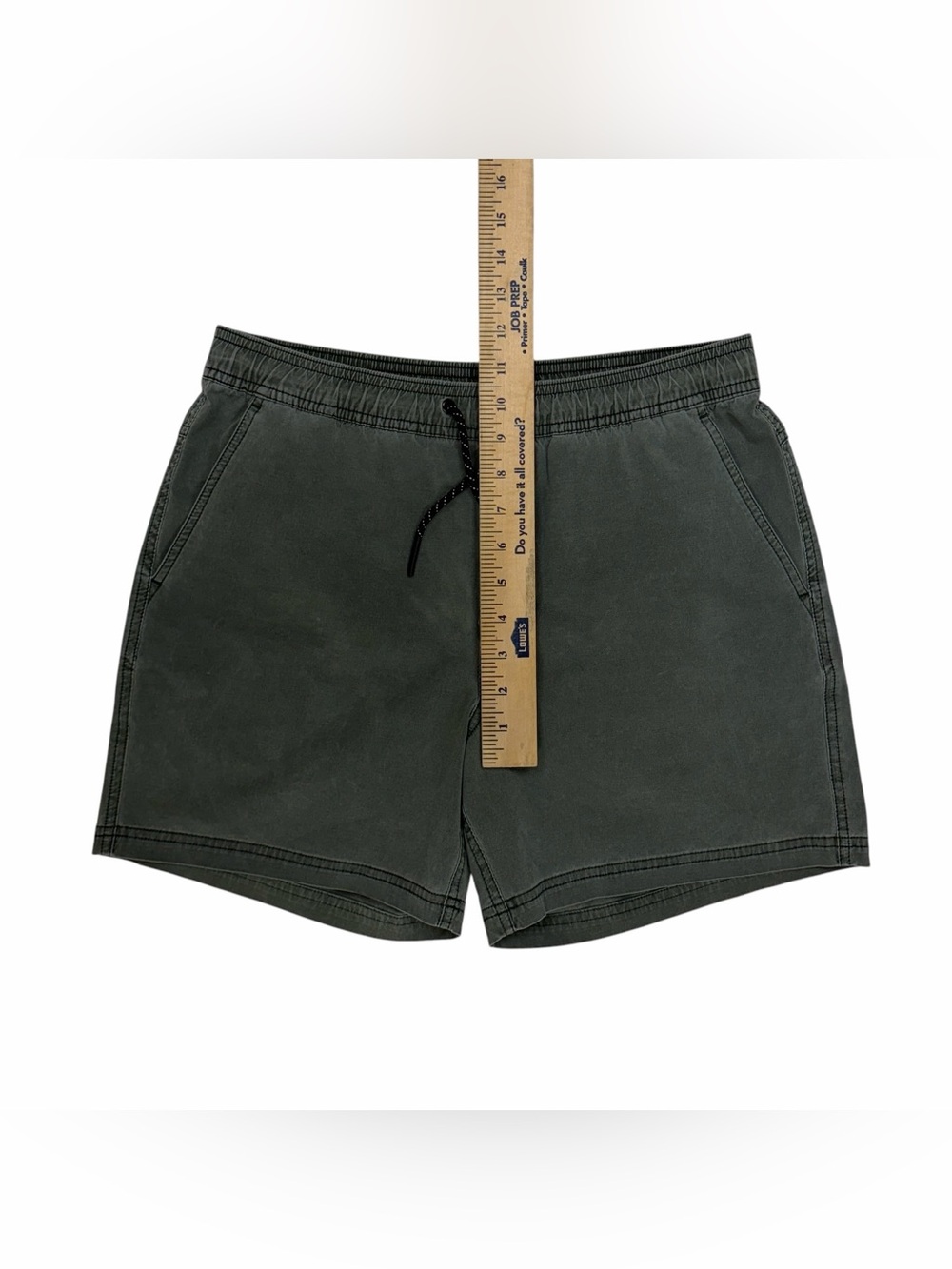 Bear Bottom Volley Shorts Men Medium Green 5.5 Elastic Waist Chino Casual Preppy - Picture 6 of 9